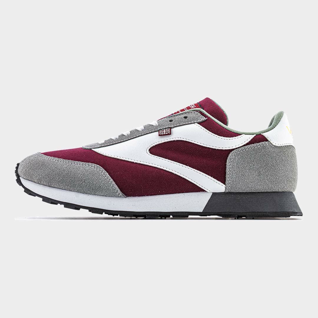 Horwich - Burgundy Lt Grey White