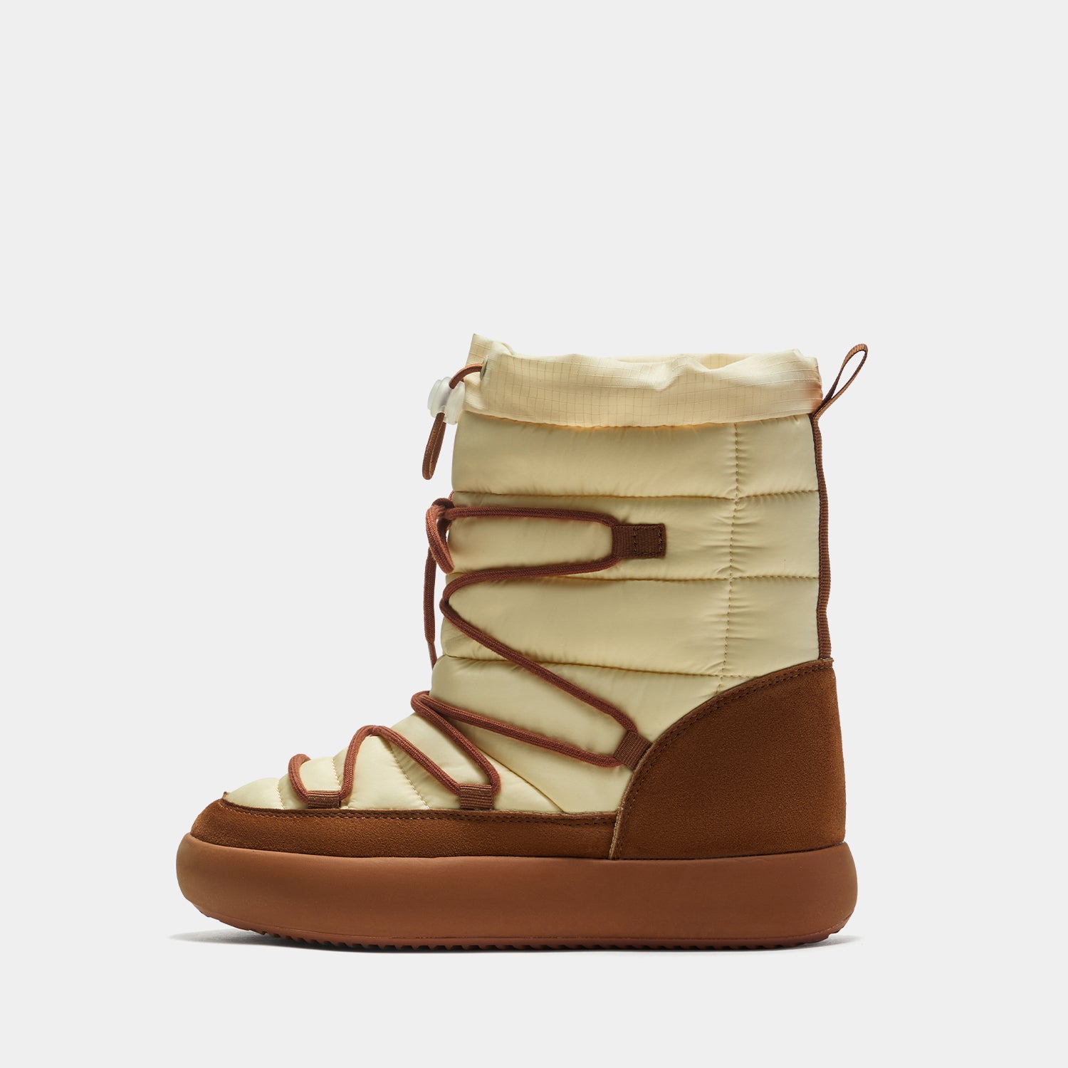 Ernest - Off White & Brown