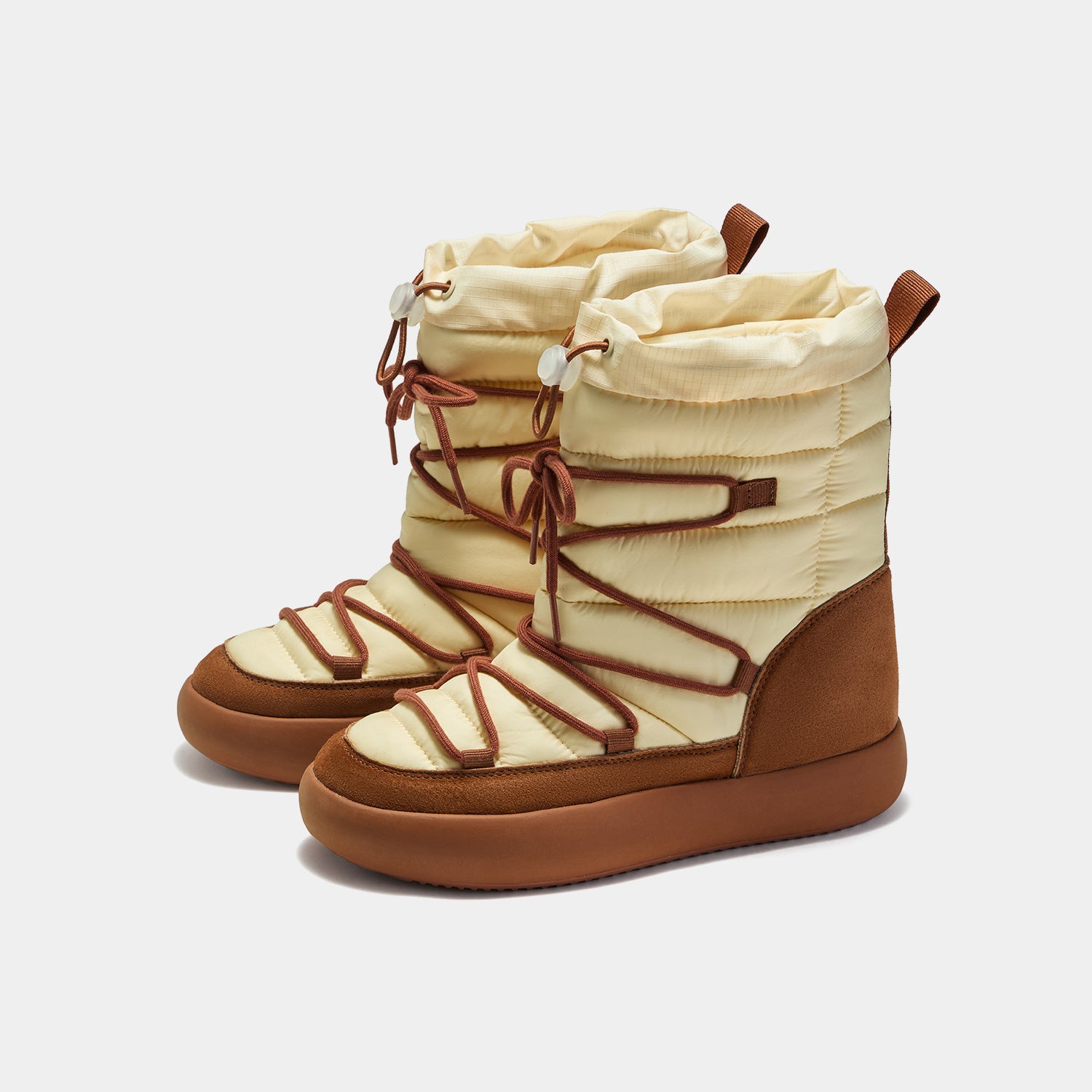 Ernest - Off White & Brown