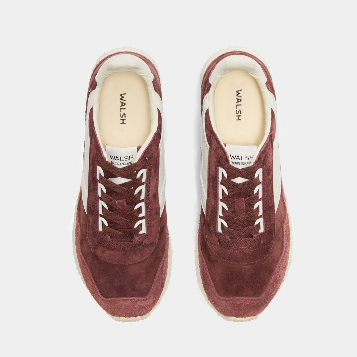 Ensign - Burgandy White